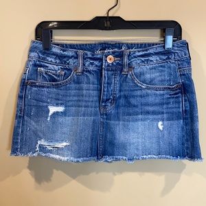 American Eagle Outfitters Mini Jean Skirt